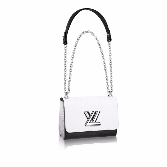 Louis Vuitton Noir Blanc Epi Twist MM Bag - Click Image to Close