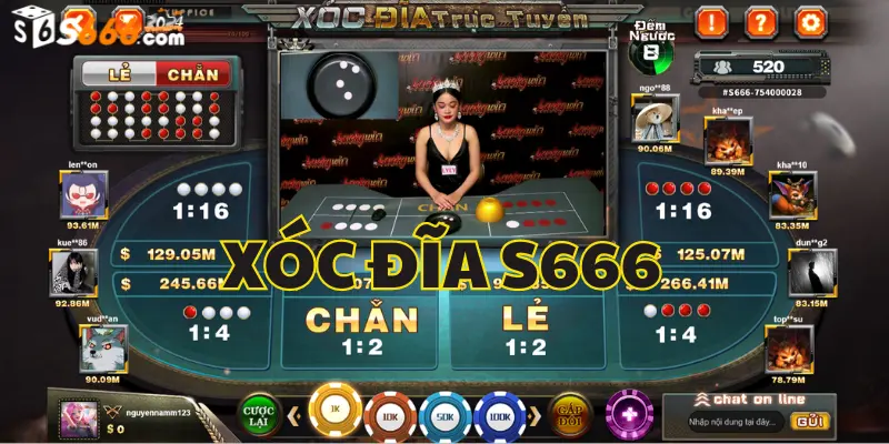 Tổng quan về game xóc đĩa S666 mới nhất hiện nay 
